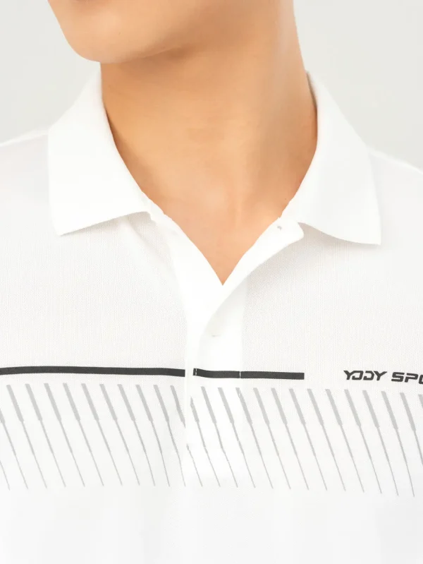 Áo Polo Thể Thao In Kẻ Ngang Ngực (SAM6065) - Hình ảnh 5