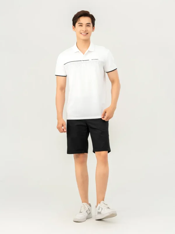 Áo Polo Thể Thao In Kẻ Ngang Ngực (SAM6065) - Hình ảnh 7