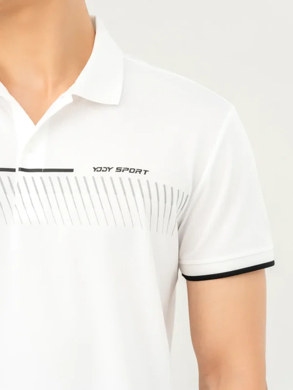 Áo Polo Thể Thao In Kẻ Ngang Ngực (SAM6065) - Hình ảnh 6