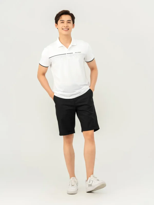 Áo Polo Thể Thao In Kẻ Ngang Ngực (SAM6065) - Hình ảnh 8